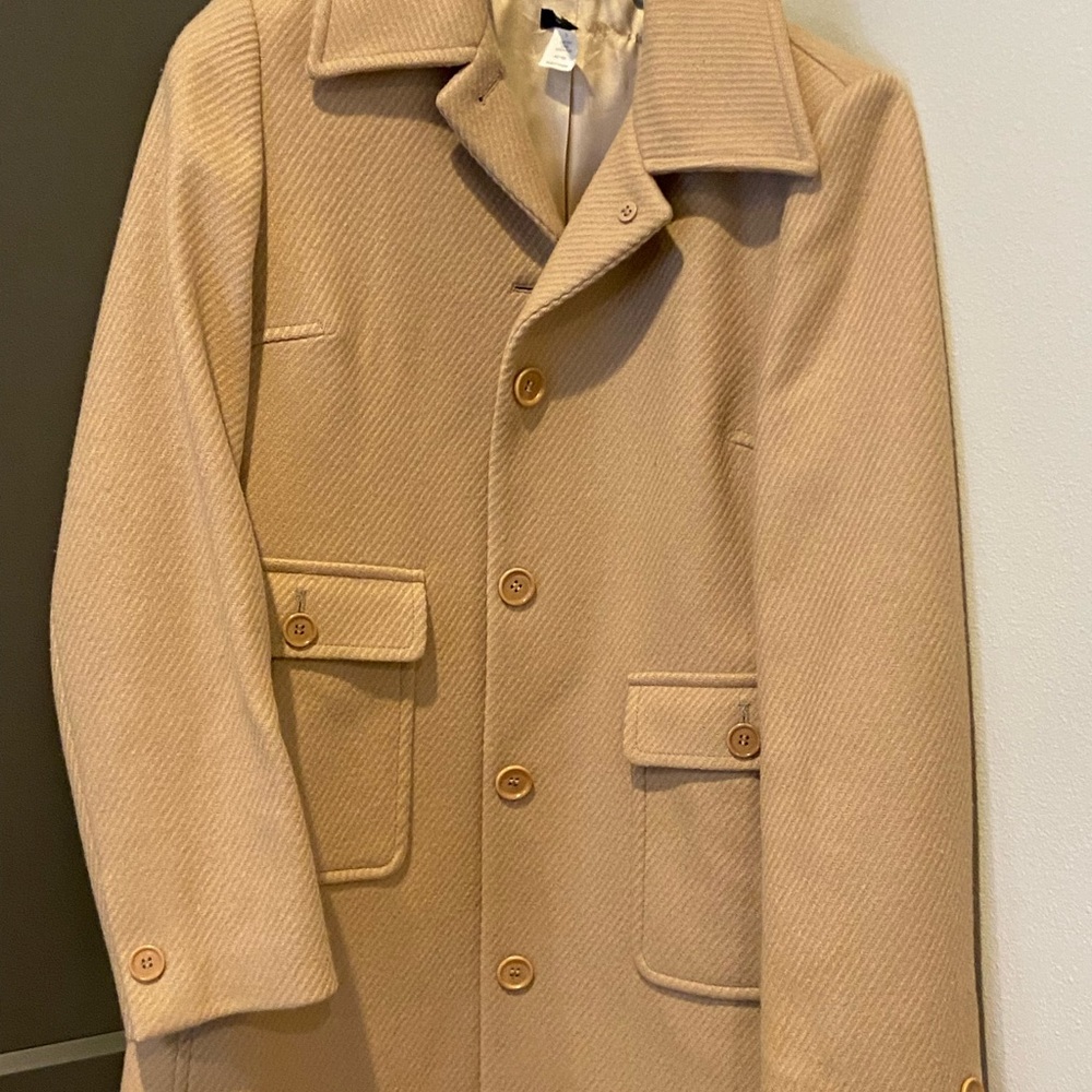 J Crew Wool Coat.  Fully lined. Size 8.